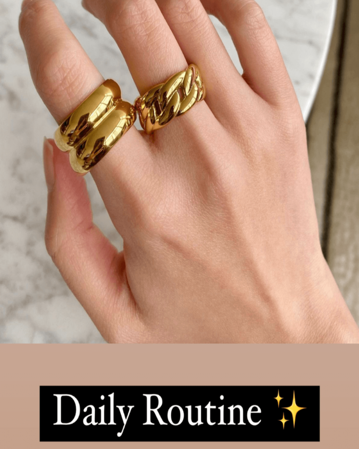 Best Trending Trendy Gold Ring Jewelry Gift on Sale for Women, Lady, Mother, Wife