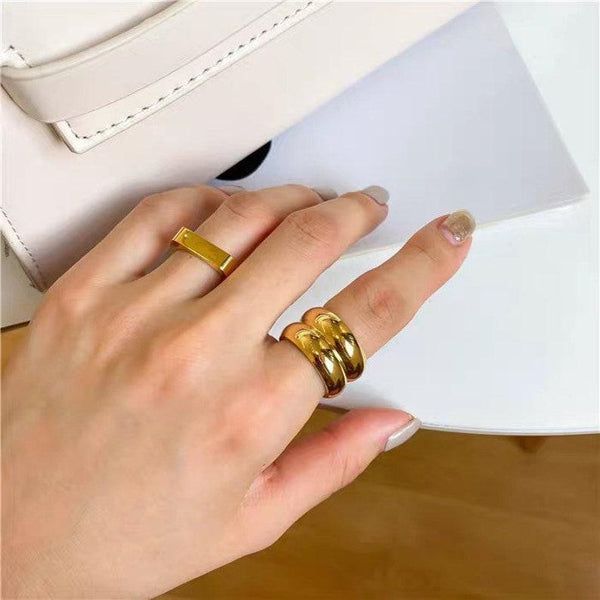 NYC Duo Ridge Ring