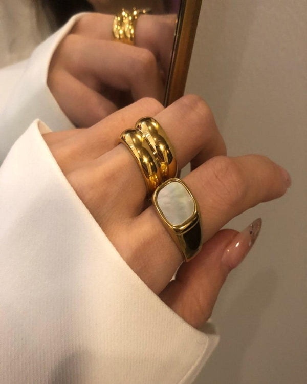 Best Trending Trendy Gold Ring Jewelry Gift on Sale for Women, Lady, Mother, Wife
