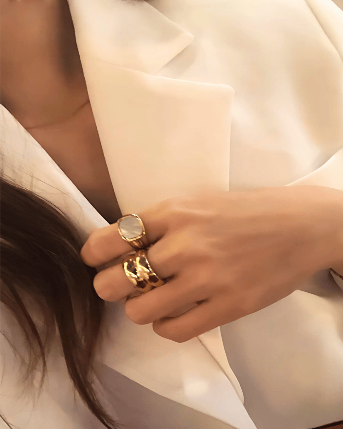 Best Trending Trendy Gold Ring Jewelry Gift on Sale for Women, Lady, Mother, Wife