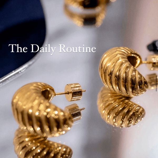 Shell Shore Spiral Stud Earrings