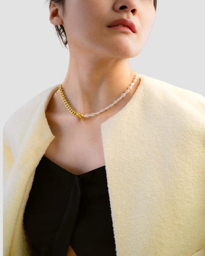 Best Trending Trendy Pearl Chain Necklace Jewelry Gift on Sale for Women, Lady, Mother, Wife