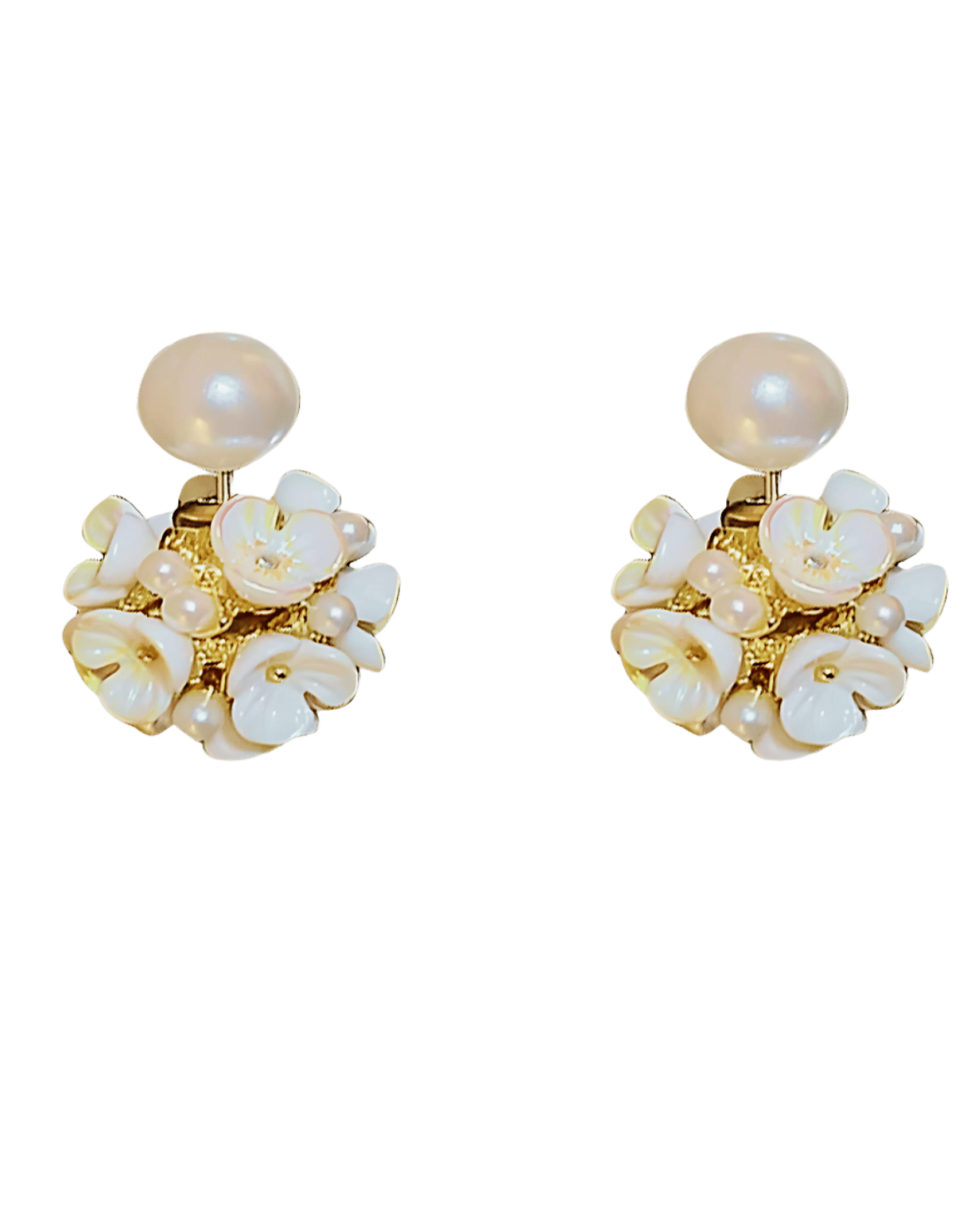 Best Trending Trendy Pearl Stud Earrings Jewelry Gift on Sale for Women, Lady, Mother, Wife