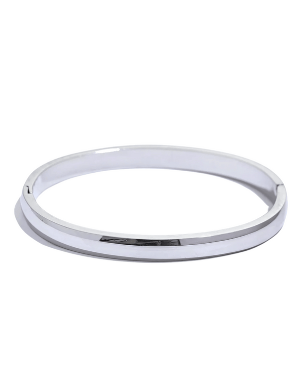 Silver Bangle Bracelet - Classic