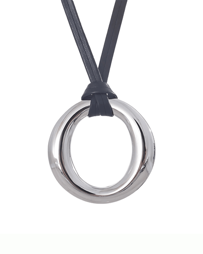 Silver Pendant Necklace - Symbiose Cord
