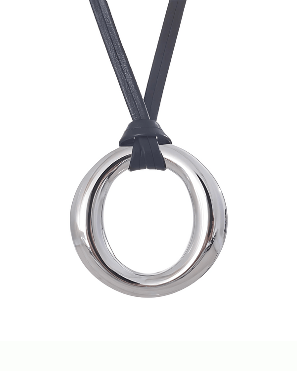 Silver Pendant Necklace - Symbiose Cord