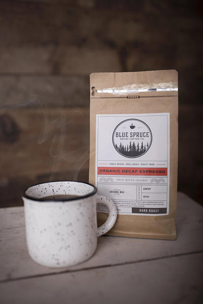 Organic Swiss Water Decaf Espresso - Dark Roast 12oz