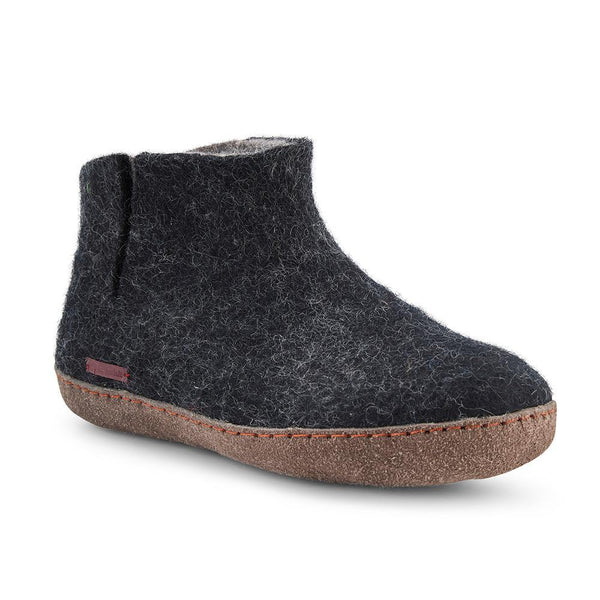Classic Boot - Black with Leather