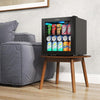 Beverage Refrigerator Cooler 1.3 Cu. Ft. 12 Bottles 55 Cans Mini Fridge-Black - Black