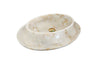 Bianco Gold Marble Special Design Oval Sink Polished (W)15.7