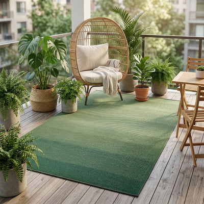 Big Sur - Green Outdoor Rug for Patio