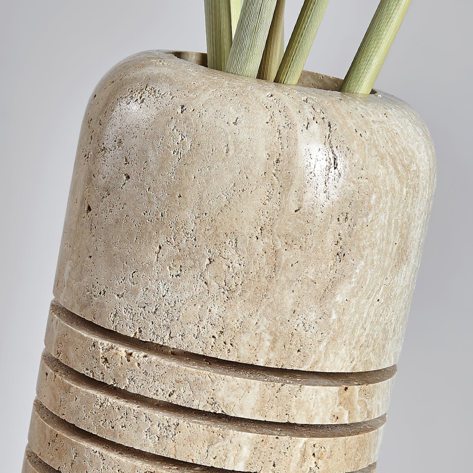 Big Stone Bucket Floor Lamp 6.9