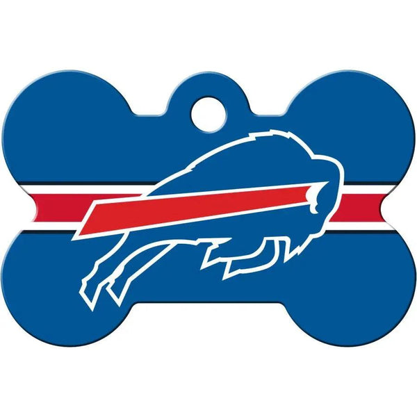 Buffalo Bills NFL Pet ID Tag - Large Bone - Gifts for You 'n Me