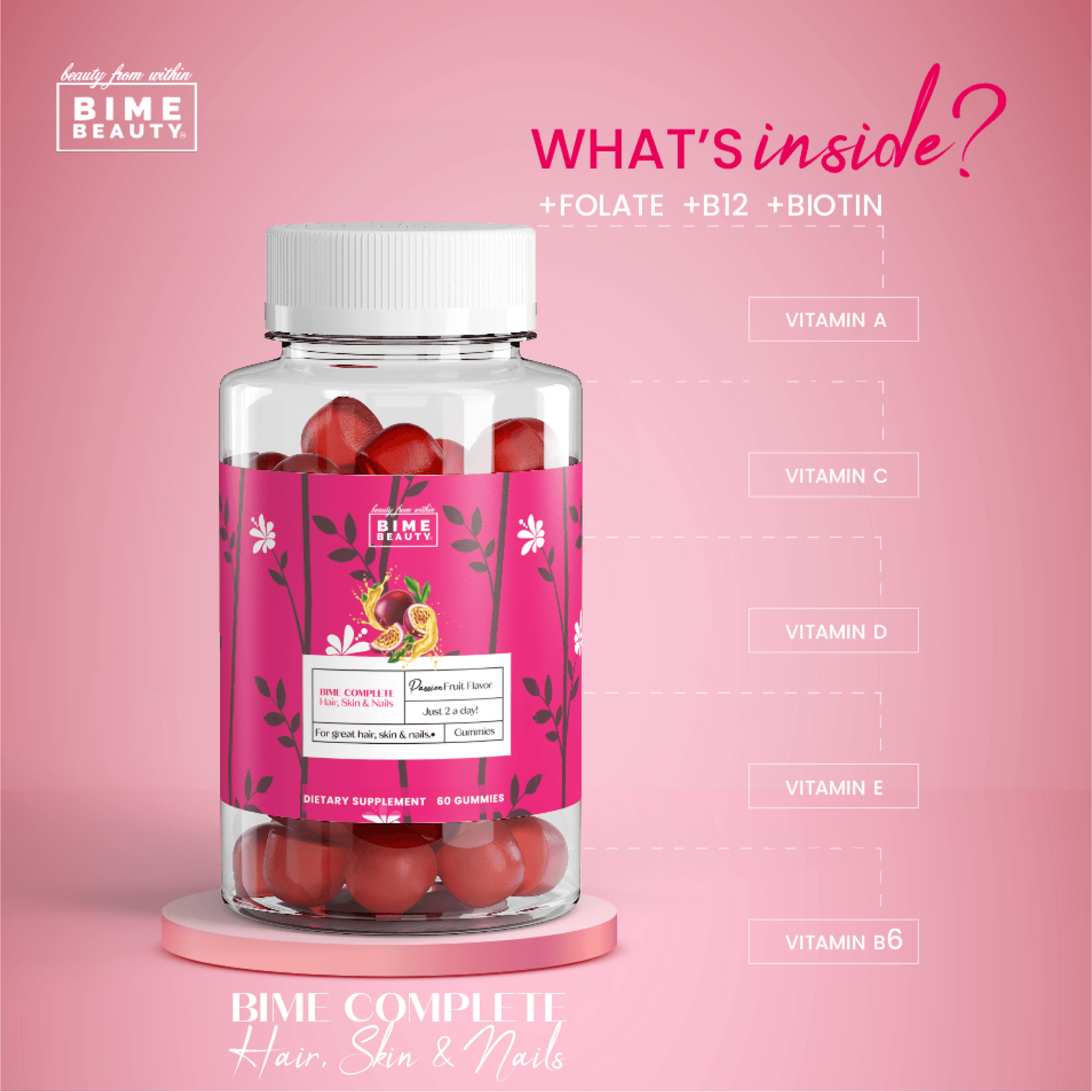 Bime Complete Hair, Skin & Nail Formula