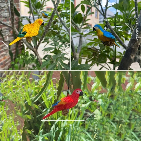 Bird Statues - Decorative Metal Set