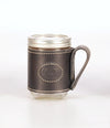 Enrico Bartolini Leather Mason Jars - Black - Black Logo