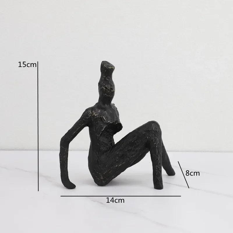 Black Matte Cube Sculpture