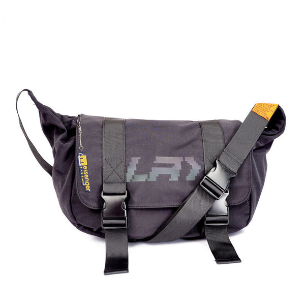 Medium Reflective Messenger Bag