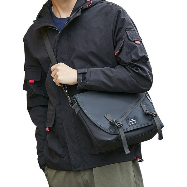 Black Men's Messenger Bag