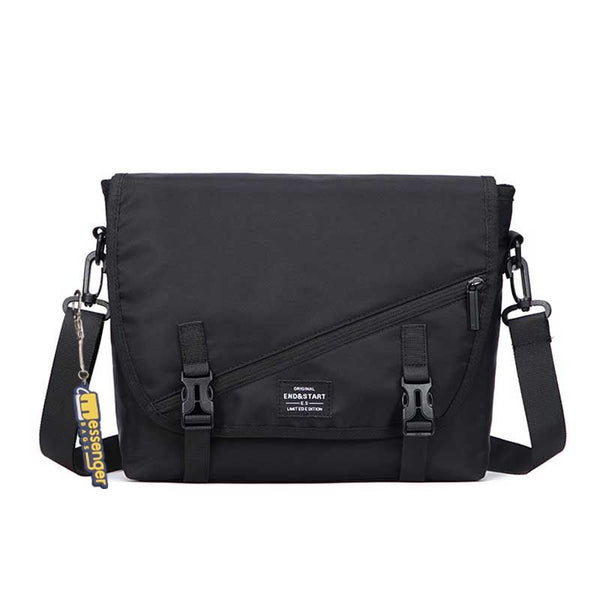 Black Men's Messenger Bag