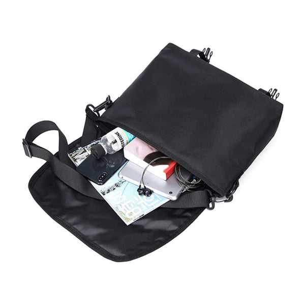 Black Men's Messenger Bag