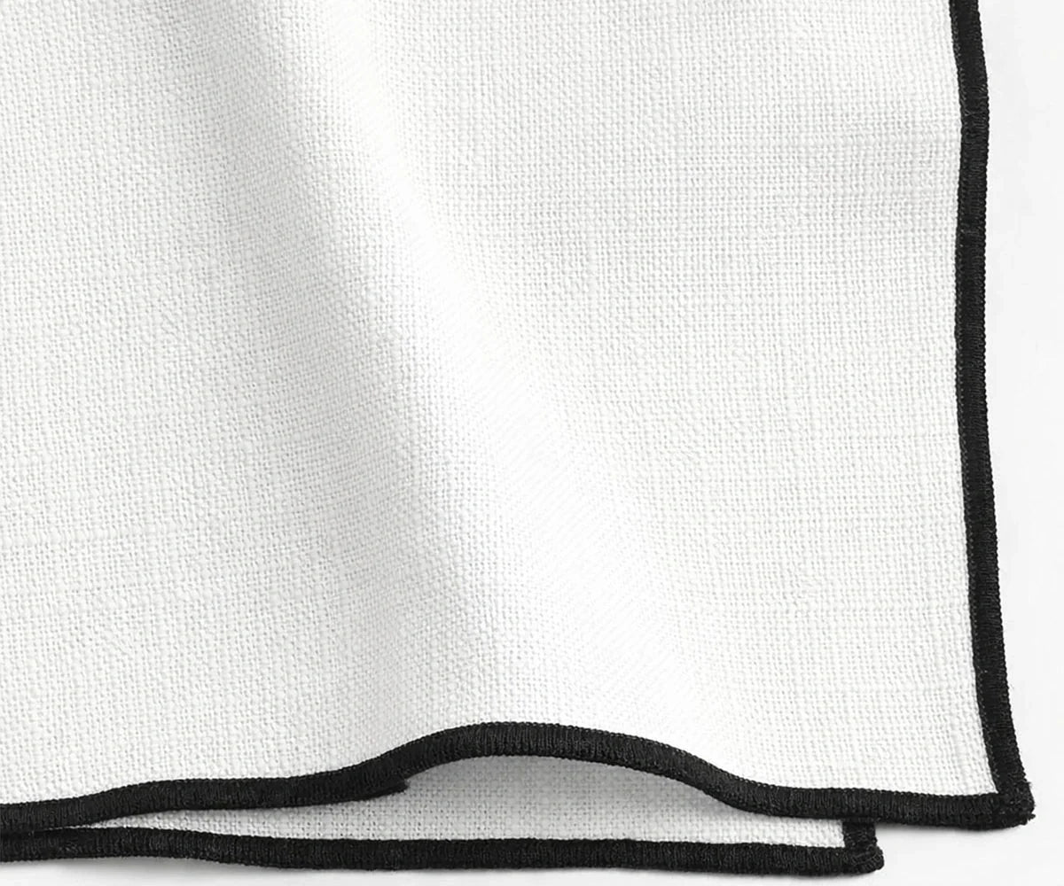 Merrow Stitch Cotton Napkins