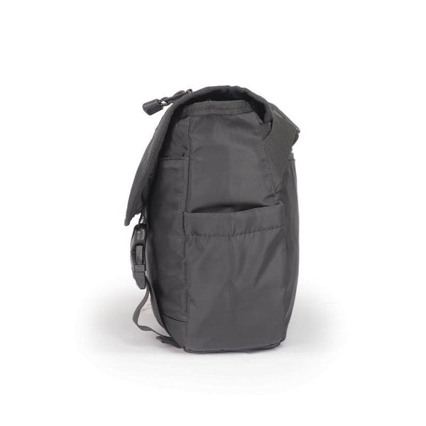 Black Nylon Messenger Bag