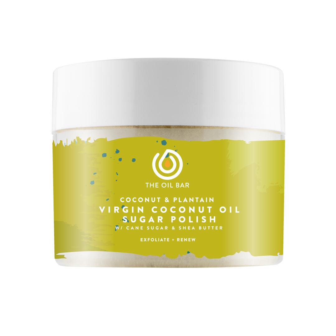 Coconut & Plantain Coconut Oil Sugar Polish