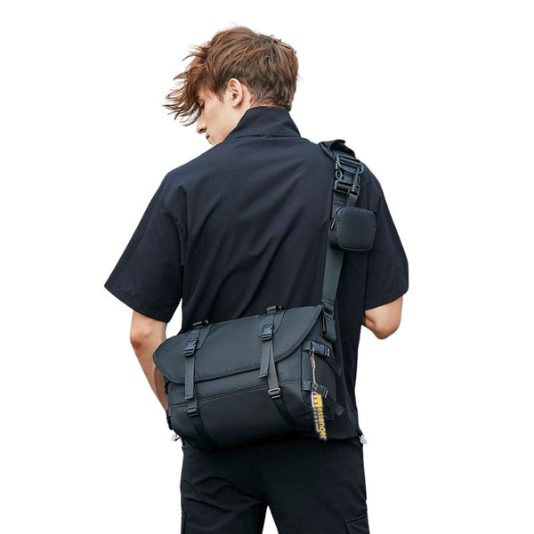 Black Tactical Messenger Bag