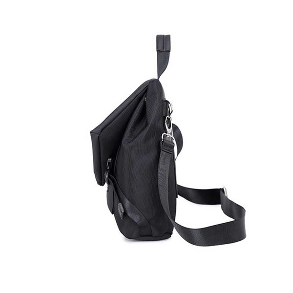 Black Urban Messenger Bag