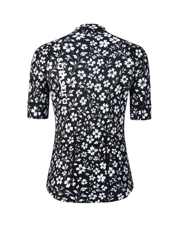 Every Ride Jersey - Black Floral Maze