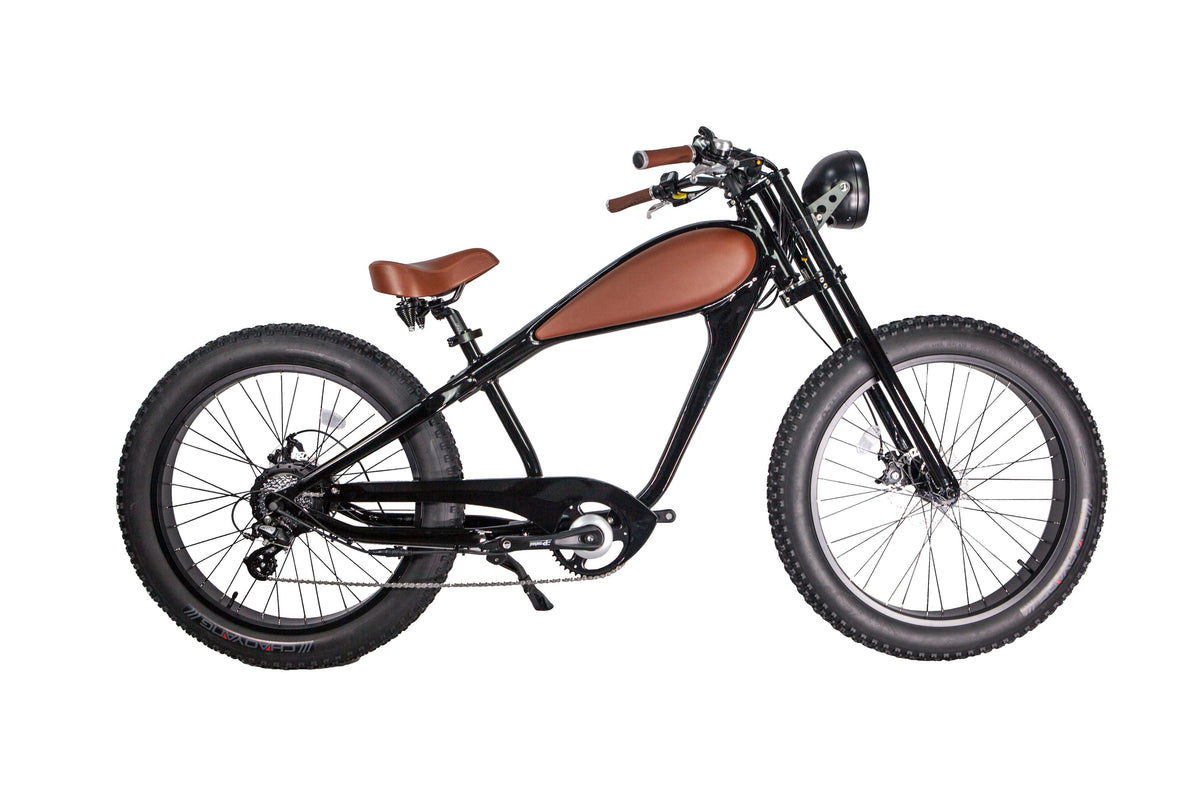 GlareWheel EB-CH Electric Bike Fat Tire 750W Cruiser