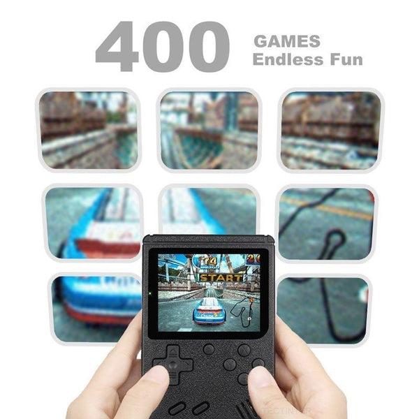 400-In-1 Handheld Game Console with 2 Player Controller & TV Connection