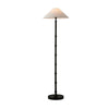 Black Bamboo Floor Lamp 11.8