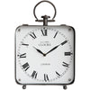 Black Vintage Style Large Metal Table Clock
