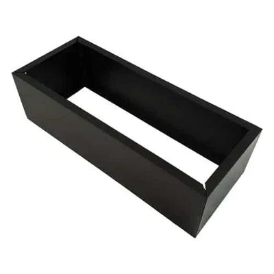 Black Metal Planter Medium – For Artificial Hedges