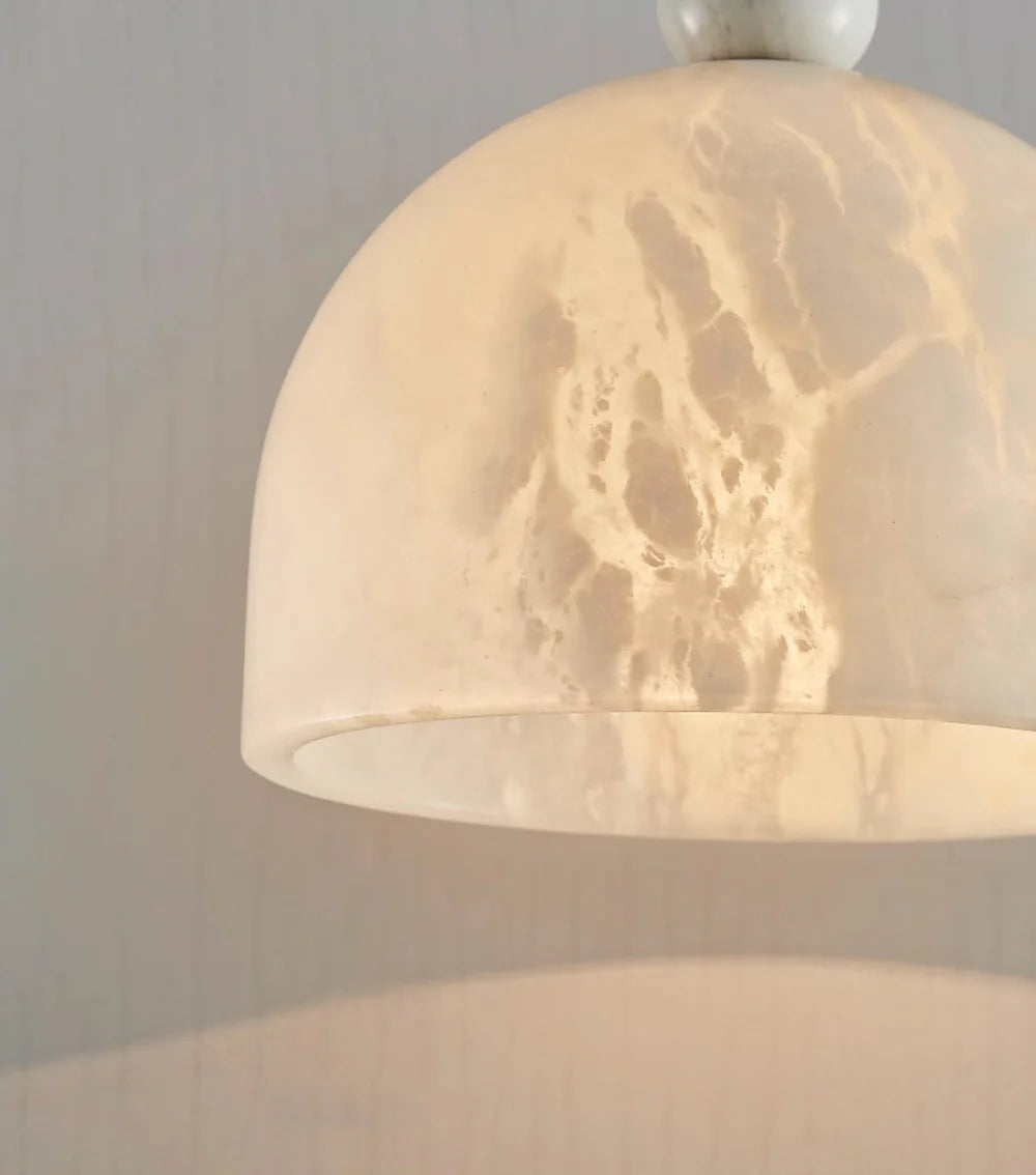 Brass Blair Alabaster Pendant Light