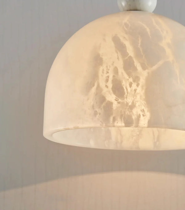 Brass Blair Alabaster Pendant Light