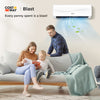 Blast Series 12000 BTU 17 SEER2 208-230V Ductless Mini Split Air Conditioner and Heater