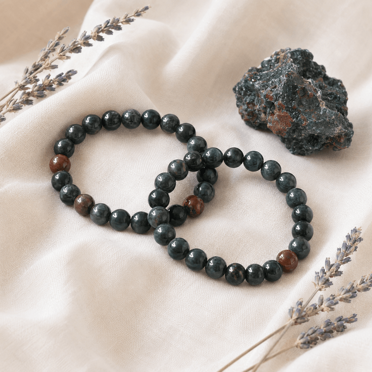 Bloodstone Bracelet | African Bloodstone Bracelet (Altruism and Strength)
