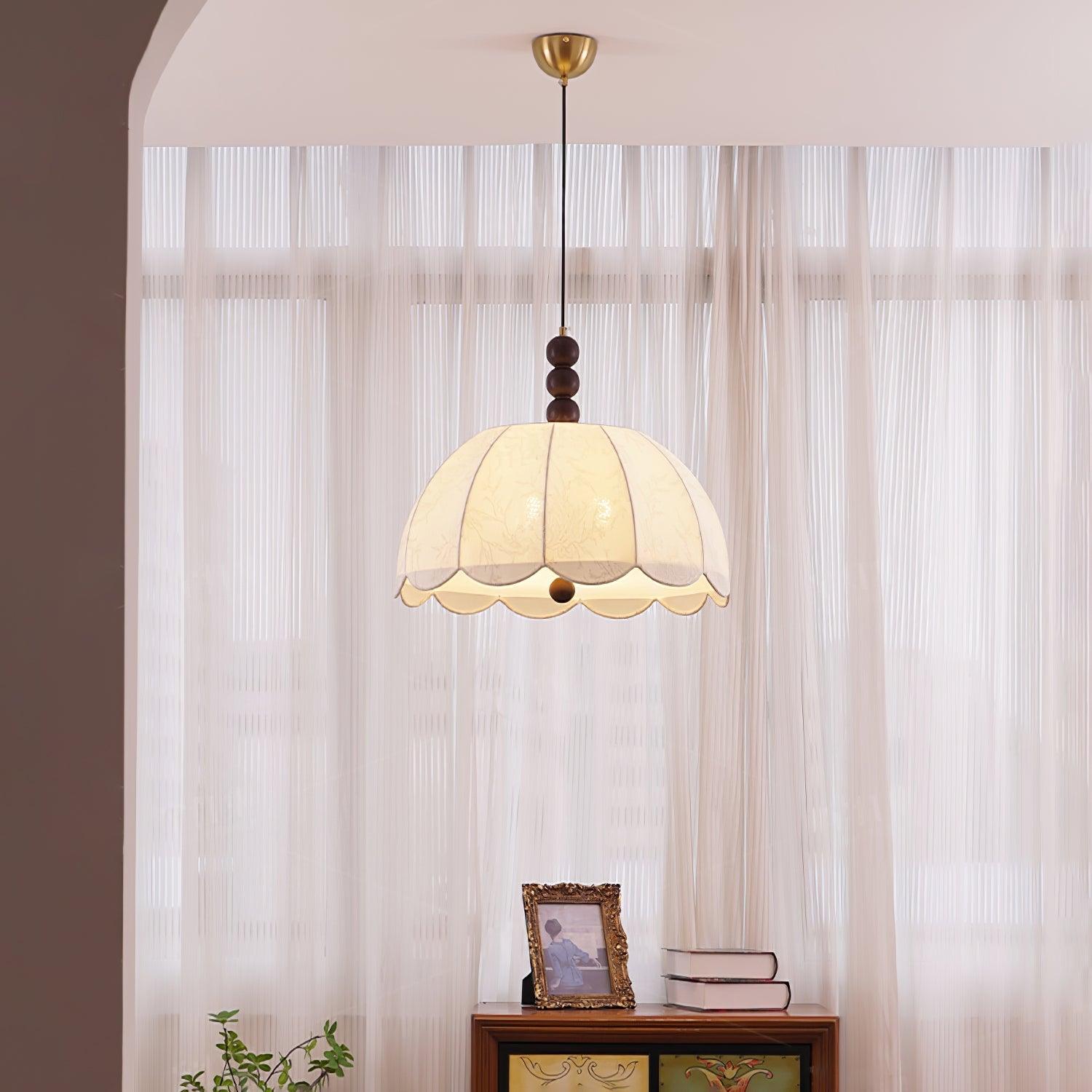 Blossom Fabric Pendant Light 21.7