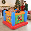 Blow Up Jumping House for Kids with Transparent Side Walls-Blue
