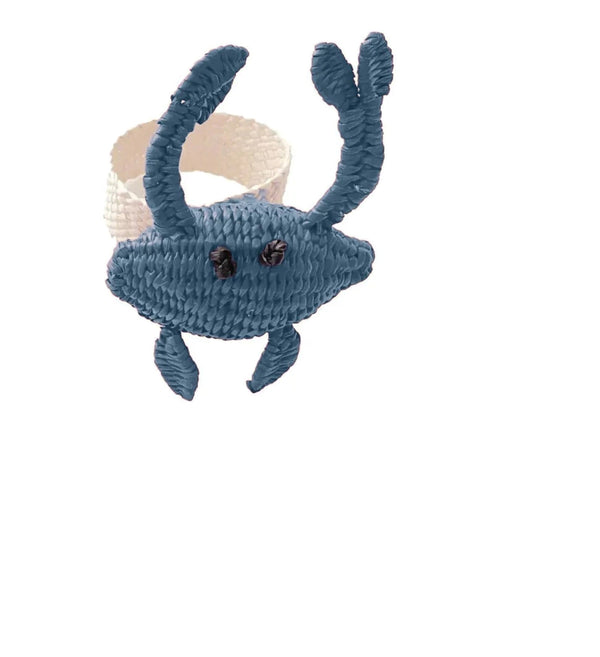 Crab Handwoven Iraca Napkin Ring