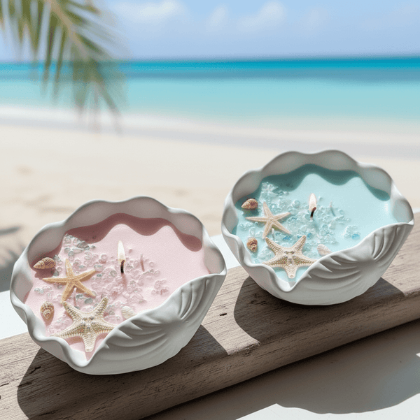 Ocean's Whisper Candle | Coastal Soy Wax