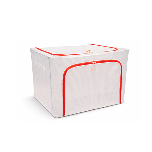 BlushBees® Collapsible Oxford Fabric Storage Boxes with Clear window, Duel Openings and Strong Metal Supports