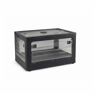 BlushBees® Storage Containers - Designed for real life. Collapsible - Stackable - Opens from All Sides - 4 Smooth Wheels