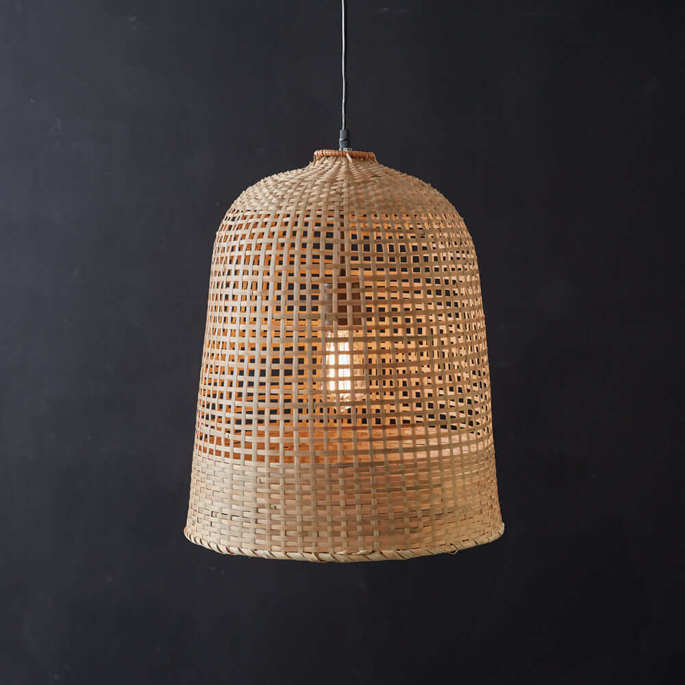 Bohemian Handwoven Rattan Pendant Lamp