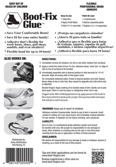 Boot-Fix Shoe Glue – Professional Grade Shoe Repair Adhesive (20g)