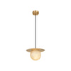 Borra Round Alabaster Pendant Light