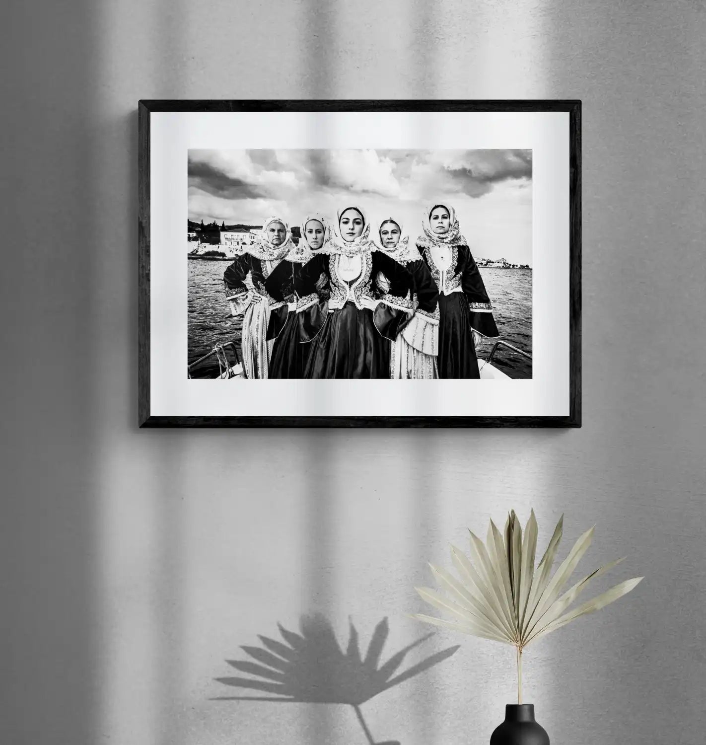 Bouboulinas on Boat | Spetses | Black & White Art Wall